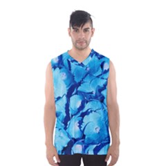 Hydrangea Blue Petals Flower Men s Sportswear by Simbadda