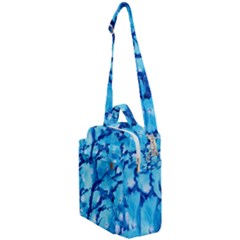 Hydrangea Blue Petals Flower Crossbody Day Bag