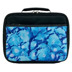 Hydrangea Blue Petals Flower Lunch Bag by Simbadda