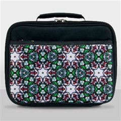 Stained Glass Pattern Church Window Lunch Bag by Simbadda