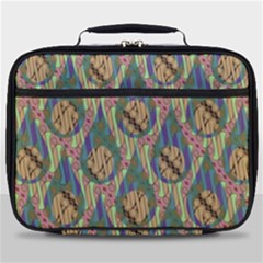 Tribal Background Boho Digital Paper Full Print Lunch Bag by Simbadda