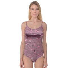 Triangle Background Abstract Camisole Leotard  by Simbadda