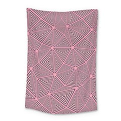 Triangle Background Abstract Small Tapestry