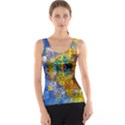 Sunflower Kaleidoscope Pattern Tank Top View1