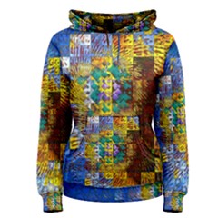 Sunflower Kaleidoscope Pattern Women s Pullover Hoodie