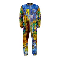 Sunflower Kaleidoscope Pattern OnePiece Jumpsuit (Kids)