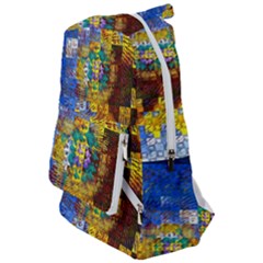 Sunflower Kaleidoscope Pattern Travelers  Backpack