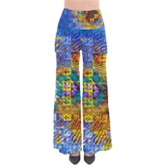 Sunflower Kaleidoscope Pattern So Vintage Palazzo Pants