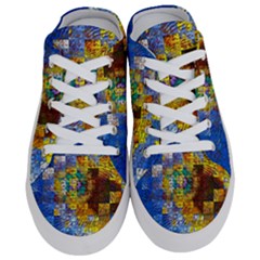 Sunflower Kaleidoscope Pattern Half Slippers