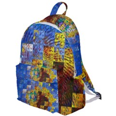 Sunflower Kaleidoscope Pattern The Plain Backpack