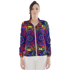 Kaleidoscope Pattern Ornament Women s Windbreaker