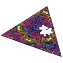 Kaleidoscope Pattern Ornament Wooden Puzzle Triangle View2