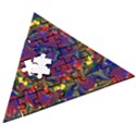 Kaleidoscope Pattern Ornament Wooden Puzzle Triangle View3