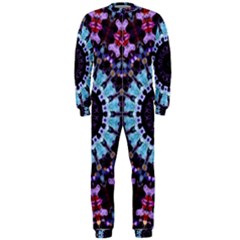 Kaleidoscope Shape Abstract Design Onepiece Jumpsuit (men) 