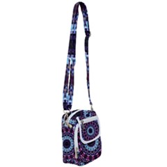 Kaleidoscope Shape Abstract Design Shoulder Strap Belt Bag