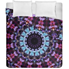 Kaleidoscope Shape Abstract Design Duvet Cover Double Side (california King Size) by Simbadda