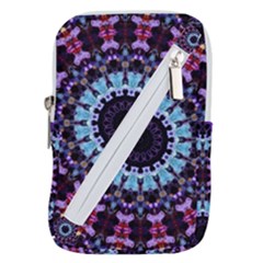 Kaleidoscope Shape Abstract Design Belt Pouch Bag (large)