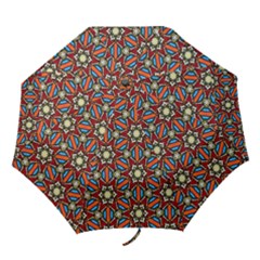 Pattern Stained Glass Church Folding Umbrellas by Simbadda