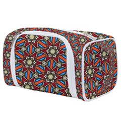 Pattern Stained Glass Church Toiletries Pouch by Simbadda