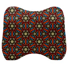 Pattern Stained Glass Church Velour Head Support Cushion