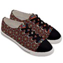 Pattern Stained Glass Church Men s Low Top Canvas Sneakers View3