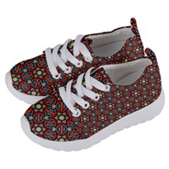 Pattern Stained Glass Church Kids  Lightweight Sports Shoes by Simbadda