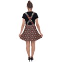 Pattern Stained Glass Church Velvet Suspender Skater Skirt View2