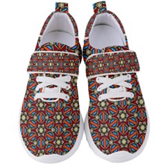 Pattern Stained Glass Church Women s Velcro Strap Shoes by Simbadda