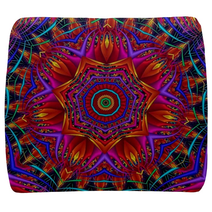 Kaleidoscope Pattern Ornament Back Support Cushion