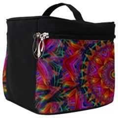 Kaleidoscope Pattern Ornament Make Up Travel Bag (big) by Simbadda