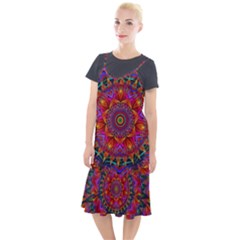 Kaleidoscope Pattern Ornament Camis Fishtail Dress