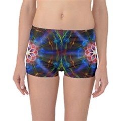 Mandala Pattern Kaleidoscope Boyleg Bikini Bottoms by Simbadda