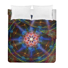 Mandala Pattern Kaleidoscope Duvet Cover Double Side (full/ Double Size)