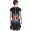 Mandala Pattern Kaleidoscope Cap Sleeve Nightdress View2