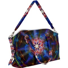 Mandala Pattern Kaleidoscope Canvas Crossbody Bag