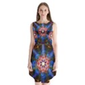 Mandala Pattern Kaleidoscope Sleeveless Chiffon Dress   View1