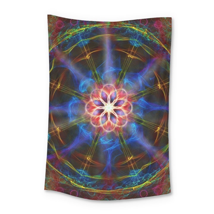 Mandala Pattern Kaleidoscope Small Tapestry