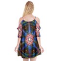 Mandala Pattern Kaleidoscope Cutout Spaghetti Strap Chiffon Dress View2