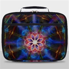 Mandala Pattern Kaleidoscope Full Print Lunch Bag by Simbadda