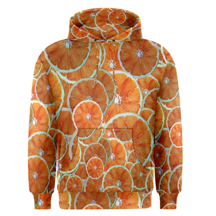 Oranges Background Texture Pattern Men s Pullover Hoodie