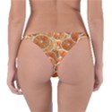 Oranges Background Texture Pattern Reversible Bikini Bottom View2