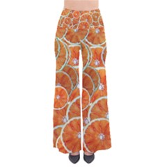 Oranges Background Texture Pattern So Vintage Palazzo Pants by Simbadda