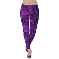 Spheres Combs Structure Regulation Velvet Leggings