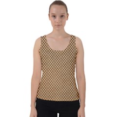 Paper Texture Background Velvet Tank Top