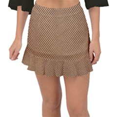 Paper Texture Background Fishtail Mini Chiffon Skirt