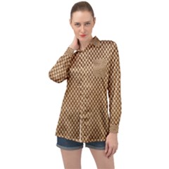 Paper Texture Background Long Sleeve Satin Shirt