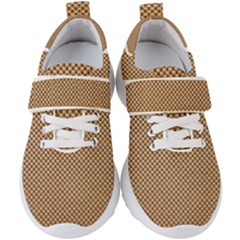 Paper Texture Background Kids  Velcro Strap Shoes