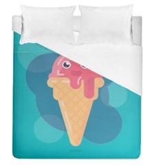 Vector Ice Duvet Cover (queen Size) by Bajindul