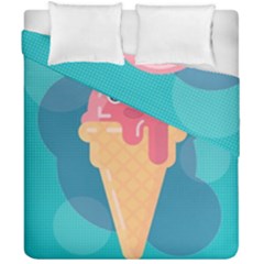 Vector Ice Duvet Cover Double Side (california King Size) by Bajindul