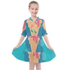 Vector Ice Kids  All Frills Chiffon Dress